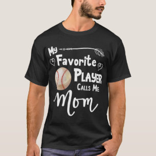 Mama Baseball Softball Fan Sports Favorite Pla T-Shirt