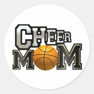 Mama (Basketball) Runder Aufkleber