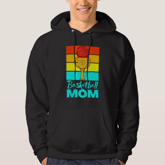 Mama Basketball Vip Basketball Mutter Trophäe Awar Hoodie (Vorderseite)