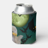 Mama, Bat & Moon Halloween Dosenkühler (Kanne Vorderseite)