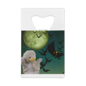 Mama, Bat & Moon Halloween Geldbeutel Flaschenöffner (Rückseite)