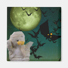 Mama, Bat & Moon Halloween Magnet