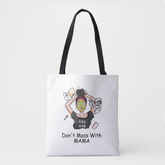 Mama Bath Mat darf nicht durcheinander bringen Tasche (Vorderseite)