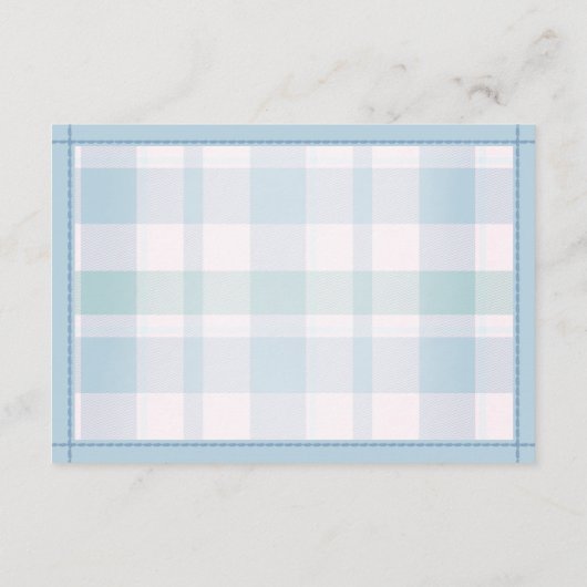 Mama Bauchgrösse Niedlich Bear Boy Baby Shooting G Begleitkarte (Rückseite)