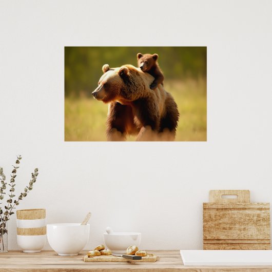 Mama Bear #14 Poster (Küche)