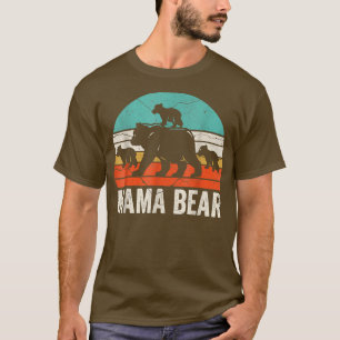 Mama Bear 3 Cubs Mama Bear Funny Mama 3 Kind Mutte T-Shirt