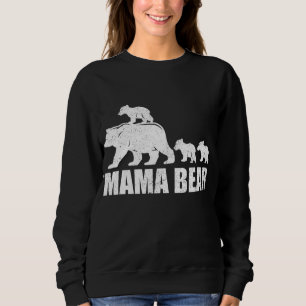 Mama Bear 3 Cubs Mama Bear Mama 3 Kid Sweatshirt