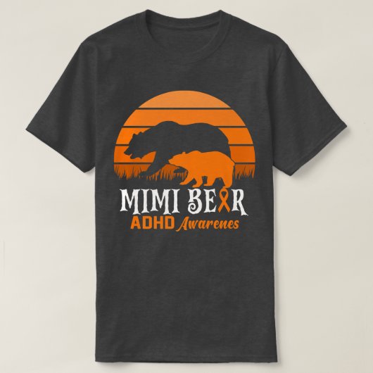 Mama Bear ADHD Mama National ADHD Awareness Day Or T-Shirt (Design vorne)