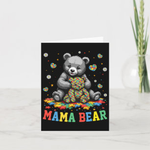 Mama Bear Autism Mama Oma Autism Awareness Sup Karte