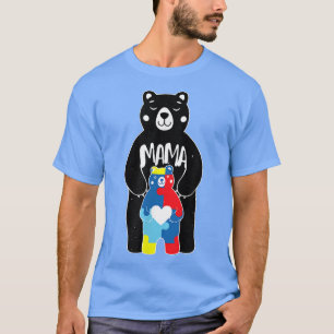 Mama Bear Autismus Sensibilisierung Mama Liebe Aut T-Shirt