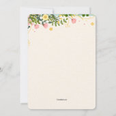 Mama Bear Baby Bear Dusche Einladung (Rückseite)