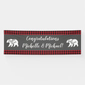 Mama Bear Baby Shower Woodland Lodge Banner (Horizontal)