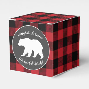Mama Bear Baby Shower Woodland Lodge Geschenkschachtel