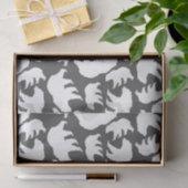 Mama Bear Baby Shower Woodland Lodge Seidenpapier (Geschenk)