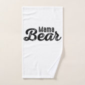 Mama Bear Badhandtuch Set (Handtuch)