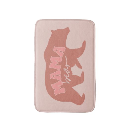 Mama Bear Bat Badematte (Vorderseite Vertikal)