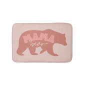 Mama Bear Bat Badematte (Vorderseite)