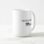 "Mama Bear" Bear and Cub Coffee Mug Kaffeetasse (VorderseiteRechts)