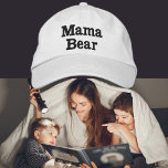 Mama Bear bestickte Baseballkappe<br><div class="desc">Niedlicher Hut für sie. Kaufen Sie einen für die Junge Mutter in Ihrem Leben. Ein tolles Baby-Duschgeschenk!</div>