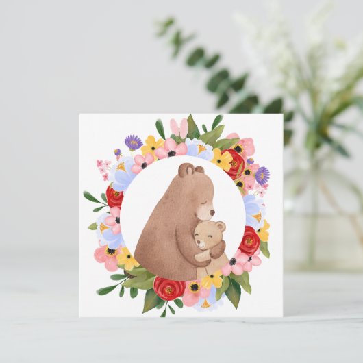 Mama Bear Blank-Karte (Stehend Vorderseite)