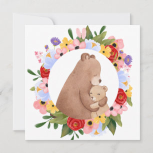 Mama Bear Blank-Karte