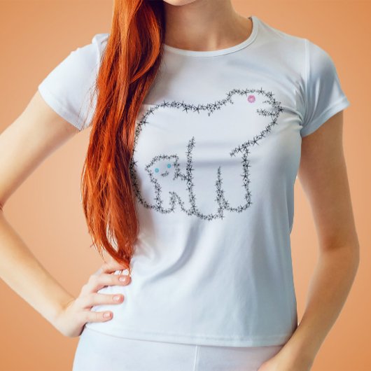 Mama Bear Blume Line T - Shirt