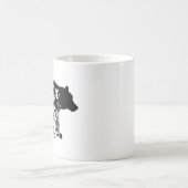 Mama Bear Blume T - Shirt Kaffeetasse (Mittel)