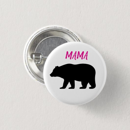 Mama Bear Button (Vorne & Hinten)