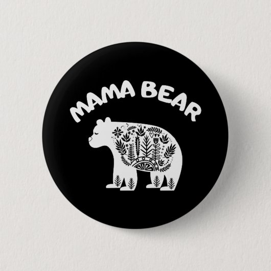 Mama Bear Button (Vorderseite)