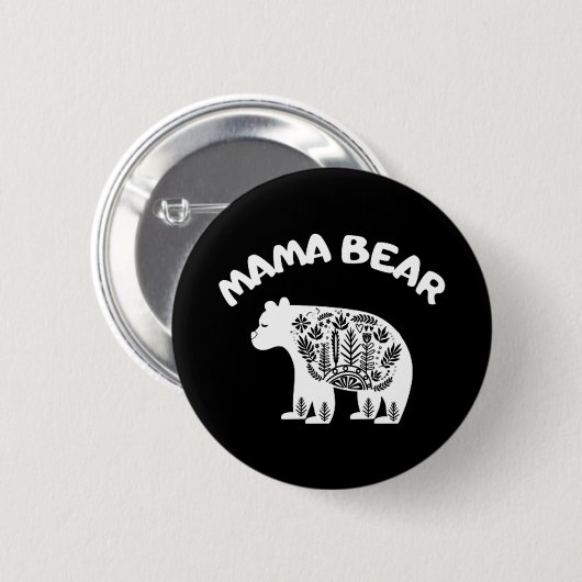 Mama Bear Button (Vorne & Hinten)