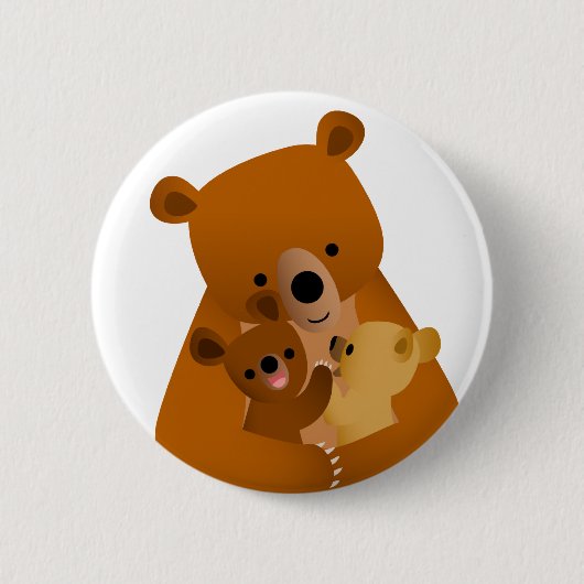 Mama Bear Button Abzeichen (Vorderseite)