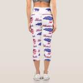 Mama Bear Capri Leggings (Rückseite)