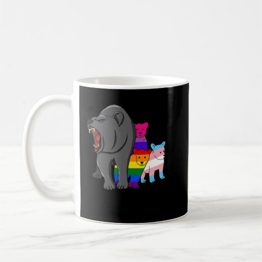 MAMA BEAR Color Kaffeetasse (Links)