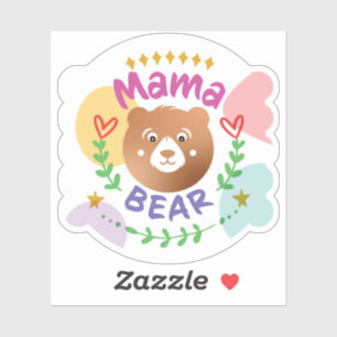 Mama Bear Cozy #4 Aufkleber