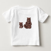 Mama Bear & Cub Baby T - Shirt (Rückseite)