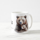 Mama Bear Custom Coffee Mug Kaffeetasse (VorderseiteRechts)