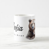 Mama Bear Custom Coffee Mug Kaffeetasse (Mittel)