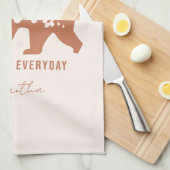 Mama Bear den ganzen Tag Geschirrtuch (Viertel Falte)