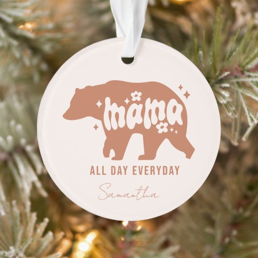 Mama Bear - Den ganzen Tag über Ornament (Baum)