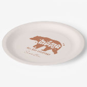 Mama Bear - Den ganzen Tag über Pappteller (Schrägansicht)