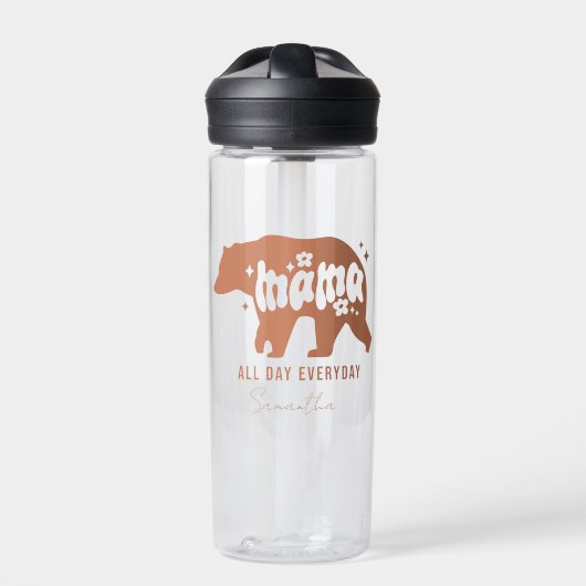 Mama Bear - Den ganzen Tag über Trinkflasche (Vorderseite)