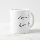 Mama Bear. Doin Hair. Jumbo-Tasse (Vorderseite Rechts)