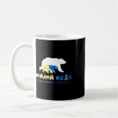 Mama Bear Down Syndrome Awareness Überlebende Kaffeetasse (Links)