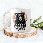 Mama Bear Elegante Blume Mama Kaffeetasse