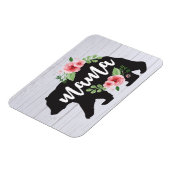 Mama Bear Elegante Rustikale Blume Mama Magnet (Linke Seite)