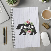 Mama Bear Elegante Rustikale Blume Mama Planer