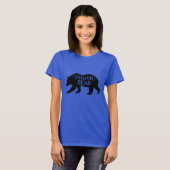 Mama Bear Elegante Script T-Shirt (Vorne ganz)
