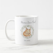 Mama Bear Fuel Watercolor Fox Mug Kaffeetasse (Links)