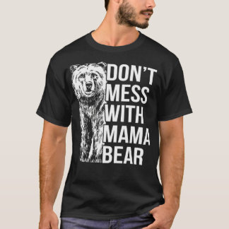 Mama Bear Funny Gift für halbe japa nicht anstreng T-Shirt