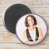Mama Bear Gerahmt Modernes einfaches Foto Magnet